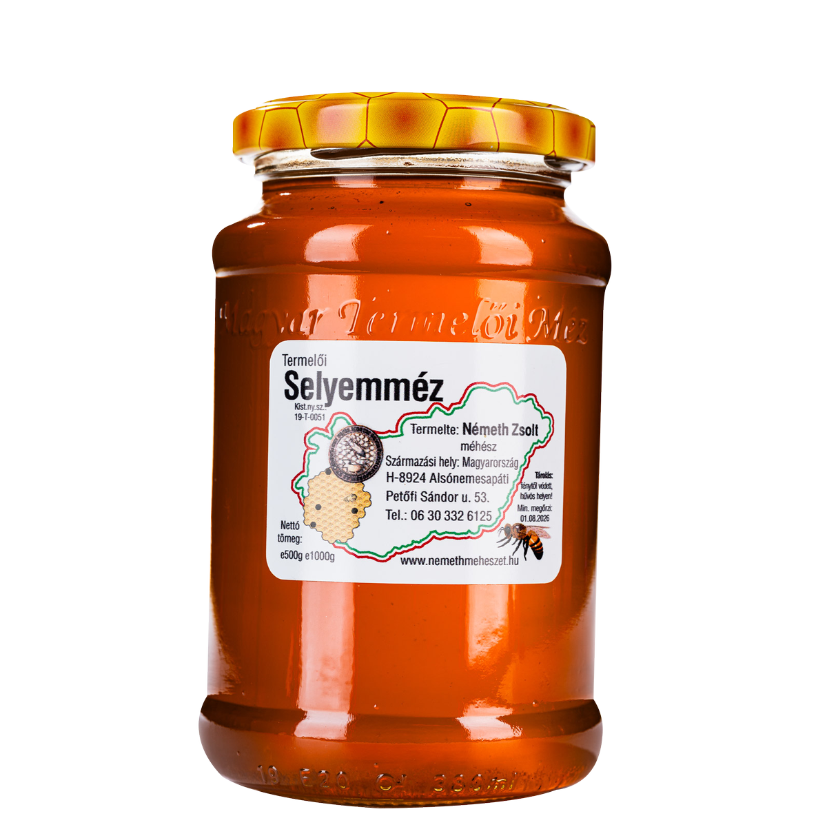 Selyemkóróméz 0,5kg (Selyemméz)