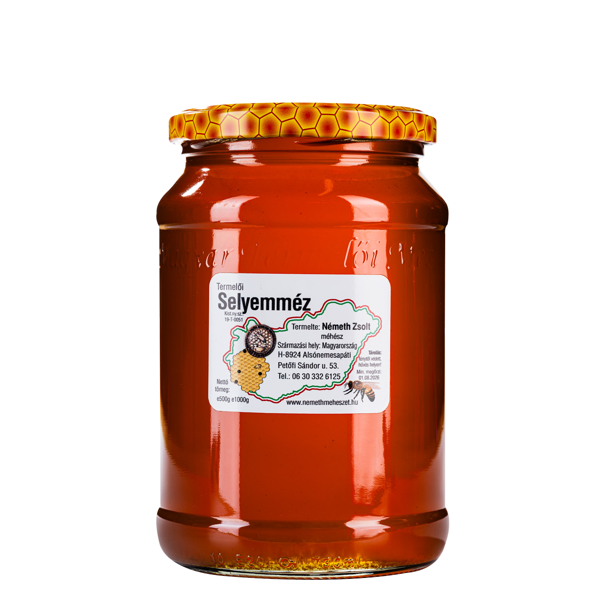 Selyemkóróméz 1kg (Selyemméz)